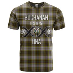 Buchanan Dress Clan DNA In Me Tartan Crest T-Shirt