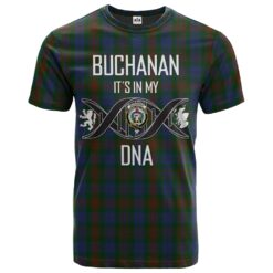 Buchanan Hunting Clan DNA In Me Tartan Crest T-Shirt