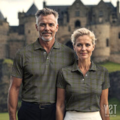 Burns Check Scottish Clan Tartan Polo Shirt - Authentic Heritage Apparel