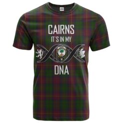 Cairns Clan DNA In Me Tartan Crest T-Shirt