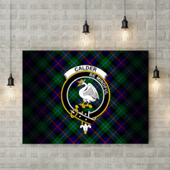 Calder (Calder-Campbell) Crest Canvas New