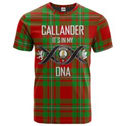 Callander Modern Clan DNA In Me Tartan Crest T-Shirt