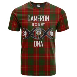 Cameron Clan DNA In Me Tartan Crest T-Shirt