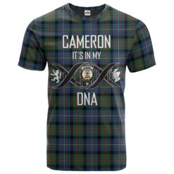 Cameron of Erracht Ancient Clan DNA In Me Tartan Crest T-Shirt