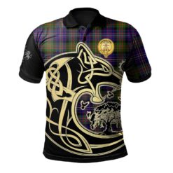 Cameron of Erracht Modern Clan Polo Shirt Viking Wolf