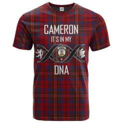 Cameron of Locheil Clan DNA In Me Tartan Crest T-Shirt