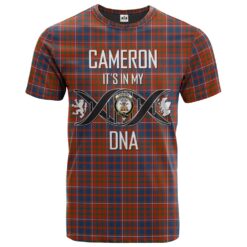 Cameron of Lochiel Ancient Clan DNA In Me Tartan Crest T-Shirt