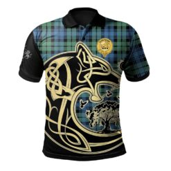 Campbell Ancient 01 Clan Polo Shirt Viking Wolf