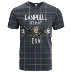 Campbell Argyll Modern Clan DNA In Me Tartan Crest T-Shirt