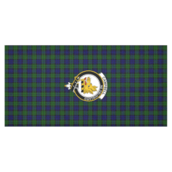 Campbell Crest Tartan Tablecloth