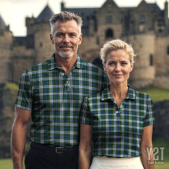 Campbell Dress Scottish Clan Tartan Polo Shirt - Authentic Heritage Apparel