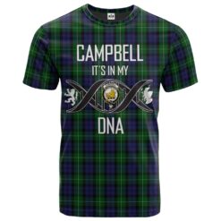 Campbell of Argyll 03 Clan DNA In Me Tartan Crest T-Shirt