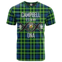Campbell of Breadalbane Ancient Clan DNA In Me Tartan Crest T-Shirt