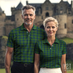 Campbell of Breadalbane Ancient Scottish Clan Tartan Polo Shirt - Authentic Heritage Apparel
