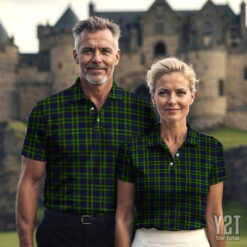 Campbell of Breadalbane Modern Scottish Clan Tartan Polo Shirt - Authentic Heritage Apparel