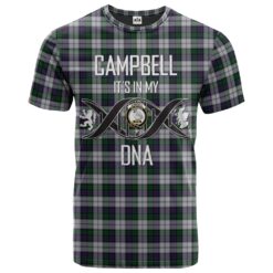 Campbell of Cawdor Dress Clan DNA In Me Tartan Crest T-Shirt