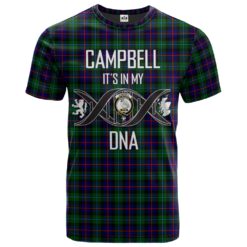 Campbell of Cawdor Modern Clan DNA In Me Tartan Crest T-Shirt