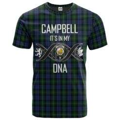 Campbell of Loudoun Clan DNA In Me Tartan Crest T-Shirt