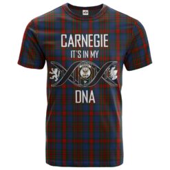 Carnegie 02 Clan DNA In Me Tartan Crest T-Shirt