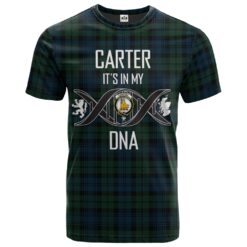 Carter - Campbell of Possil Clan DNA In Me Tartan Crest T-Shirt