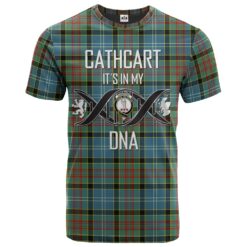 Cathcart Clan DNA In Me Tartan Crest T-Shirt