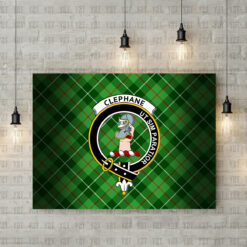 Clephane (or Clephan) Crest Canvas New