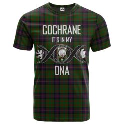 Cochrane 01 Clan DNA In Me Tartan Crest T-Shirt