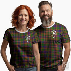 Cochrane Scottish Tartan T-shirt with Crest – Authentic Clan Apparel