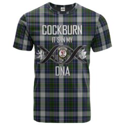 Cockburn of Ormiston Dress Clan DNA In Me Tartan Crest T-Shirt