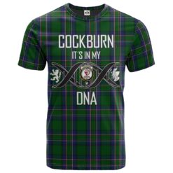 Cockburn Old Clan DNA In Me Tartan Crest T-Shirt