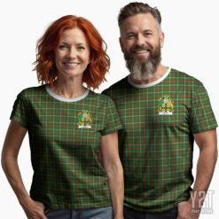 Copeland Scottish Tartan T-shirt with Crest – Authentic Clan Apparel
