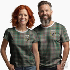 Craig Scottish Tartan T-shirt with Crest – Authentic Clan Apparel
