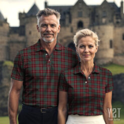 Crawford Scottish Clan Tartan Polo Shirt - Authentic Heritage Apparel