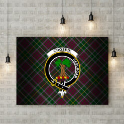 Crosbie (or Crosby) Crest Canvas New