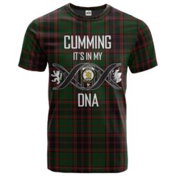 Cumming Buchan Hunting Clan DNA In Me Tartan Crest T-Shirt