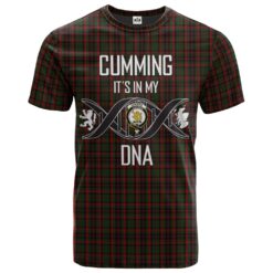 Cumming Comyn Buchan Clan DNA In Me Tartan Crest T-Shirt