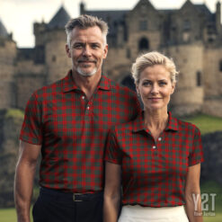 Cumming Scottish Clan Tartan Polo Shirt - Authentic Heritage Apparel