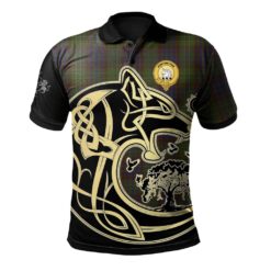 Cunningham Hunting Modern Clan Polo Shirt Viking Wolf