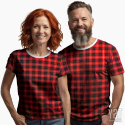 Cunningham Scottish Tartan T-shirt – Authentic Clan Apparel