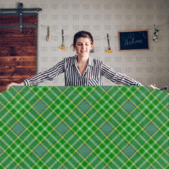 Currie or Curry Tartan Tablecloth New