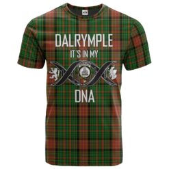 Dalrymple of Castleton 02 Clan DNA In Me Tartan Crest T-Shirt
