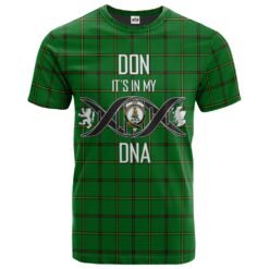 Don Clan DNA In Me Tartan Crest T-Shirt