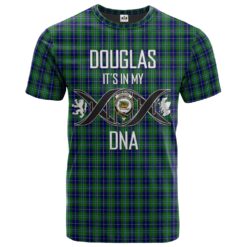 Douglas 01 Clan DNA In Me Tartan Crest T-Shirt