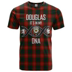Douglas of Roxburgh Clan DNA In Me Tartan Crest T-Shirt