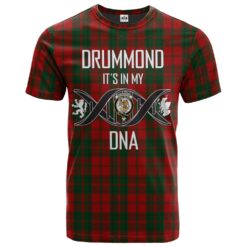 Drummond 03 Clan DNA In Me Tartan Crest T-Shirt