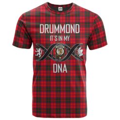 Drummond Modern Clan DNA In Me Tartan Crest T-Shirt