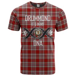Drummond of Perth Dress 03 Clan DNA In Me Tartan Crest T-Shirt