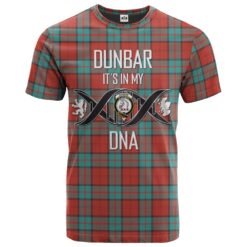 Dunbar Ancient Clan DNA In Me Tartan Crest T-Shirt