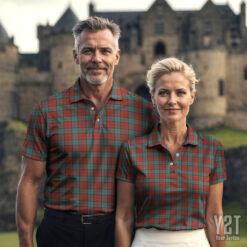 Dunbar Ancient Scottish Clan Tartan Polo Shirt - Authentic Heritage Apparel