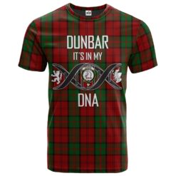 Dunbar Clan DNA In Me Tartan Crest T-Shirt